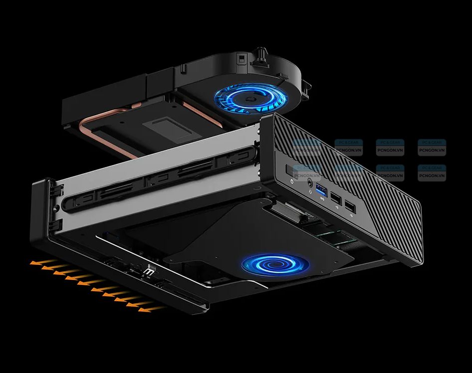 Máy Tính Mini Pc Minisforum Mini Work Station Ms-01 I9 12900h (barebone) 8
