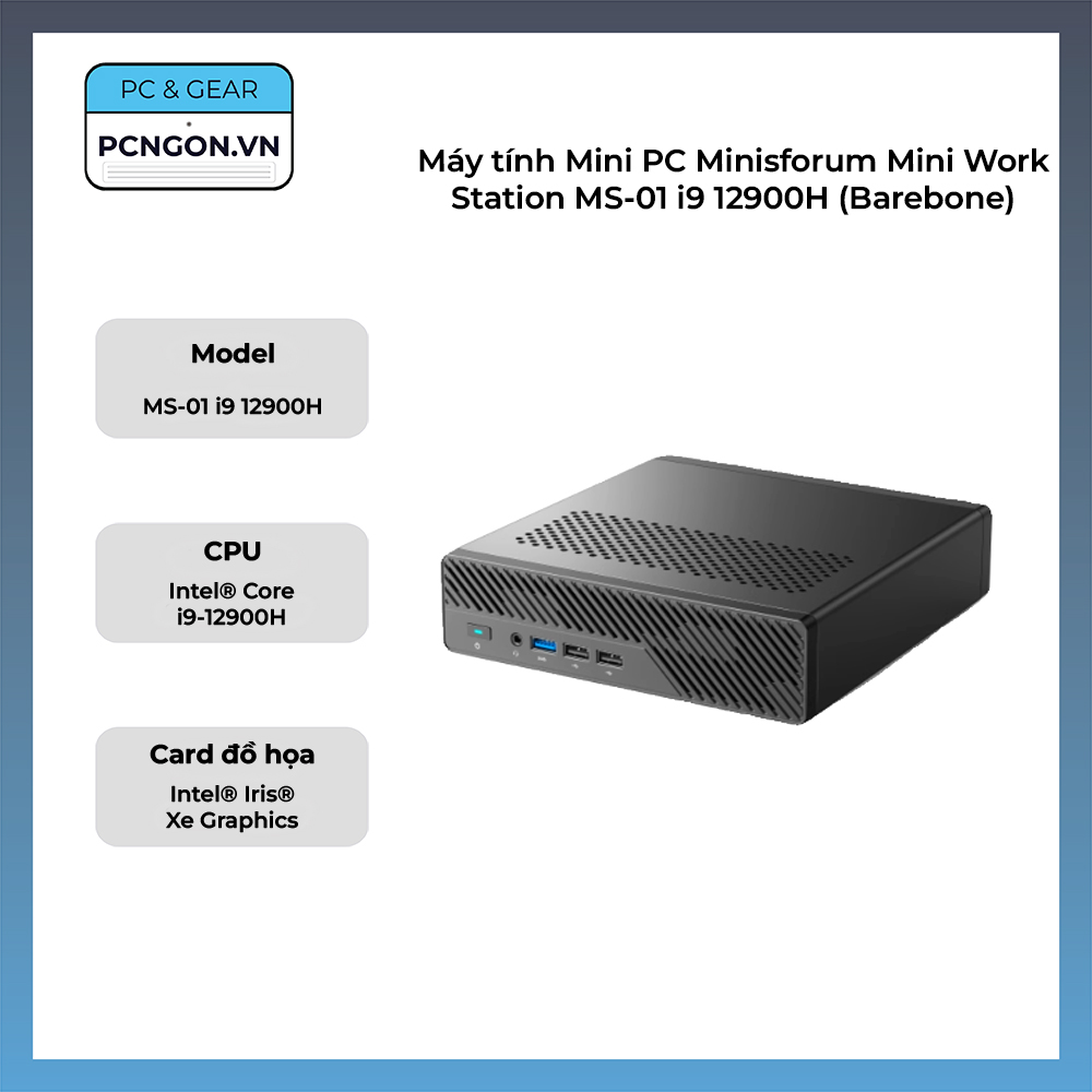 Máy Tính Mini Pc Minisforum Mini Work Station Ms-01 I9 12900h (barebone)