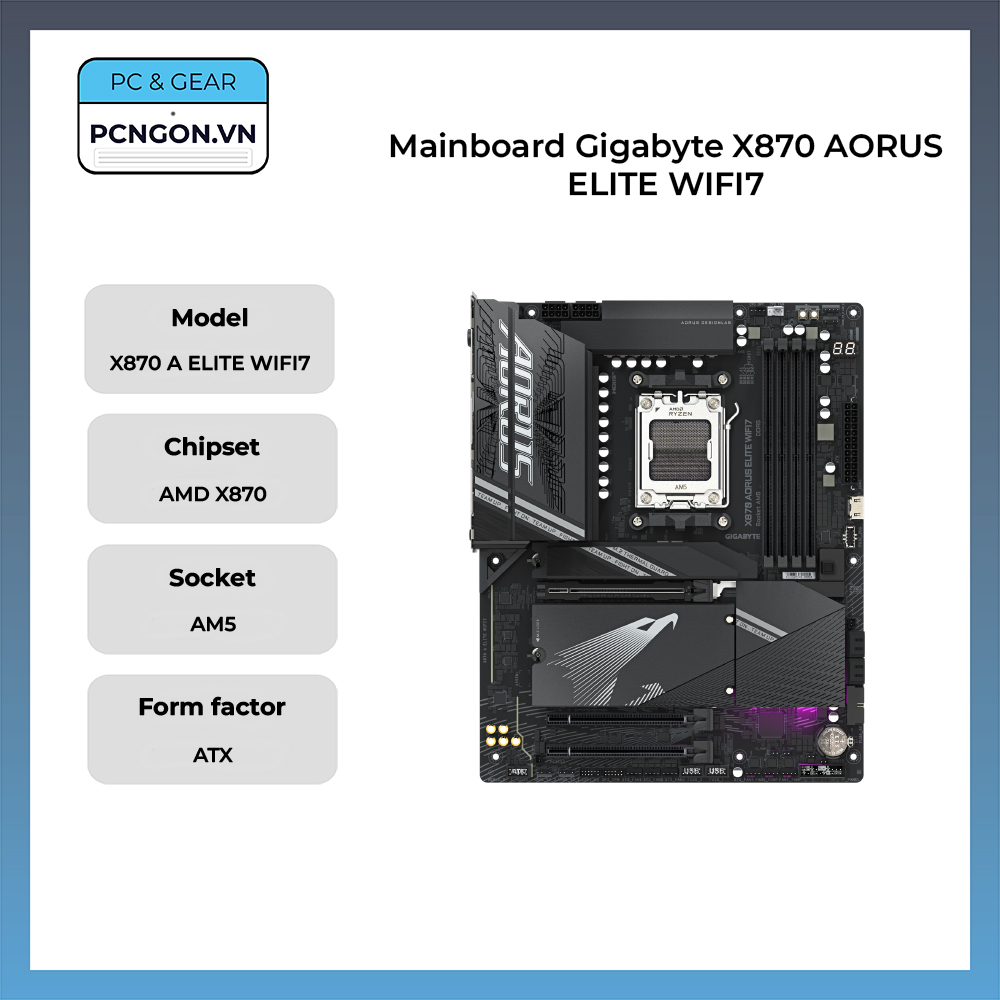 Mainboard Gigabyte X870 Aorus Elite Wifi7