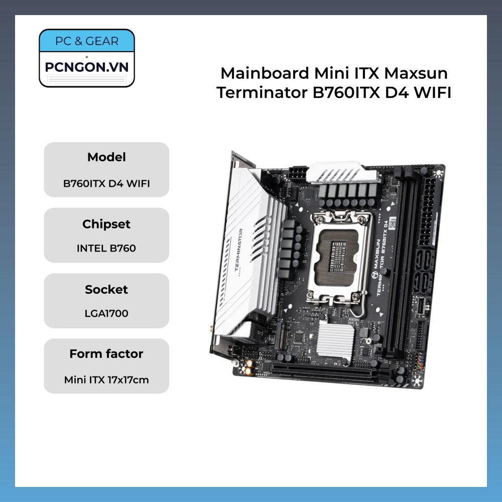Mainboard-socket-1700-mini-itx-maxsun-terminator-b760itx-d4-wifi