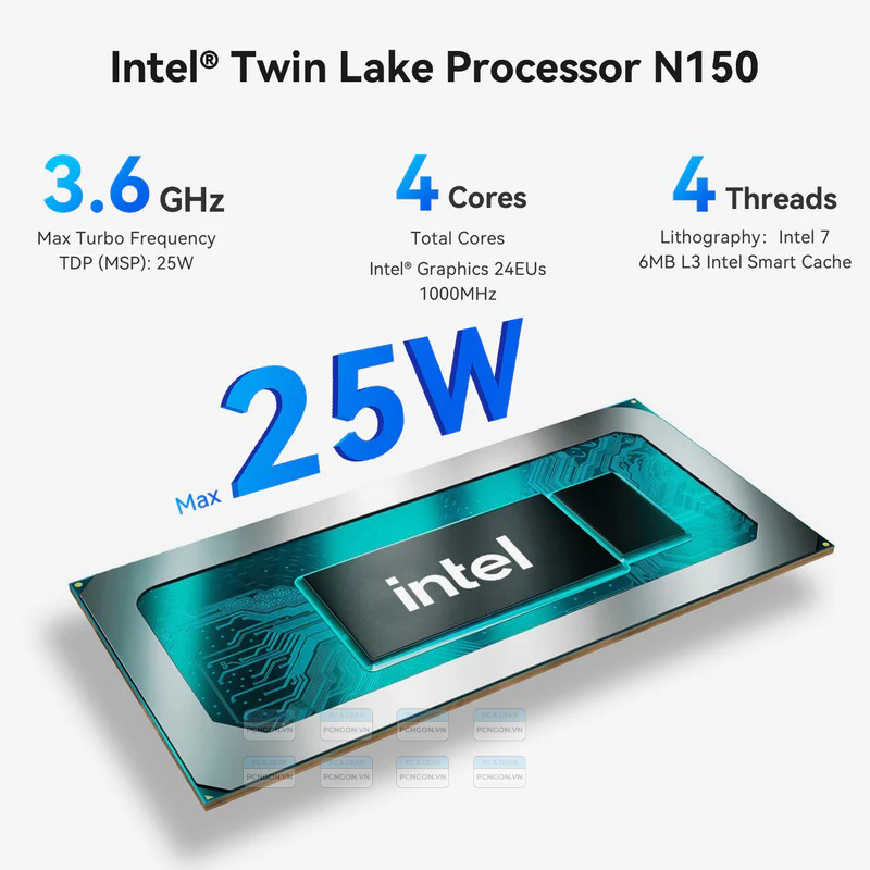 Máy Tính Mini Pc Beelink Eq14 Intel Twin Lake N150 (barebone) 6