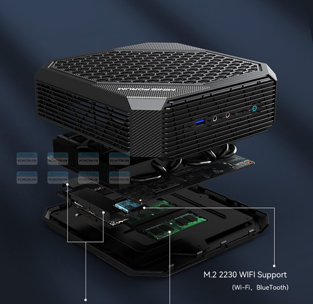 Máy Tính Mini Pc Minisforum Hx100g (barebone) 2