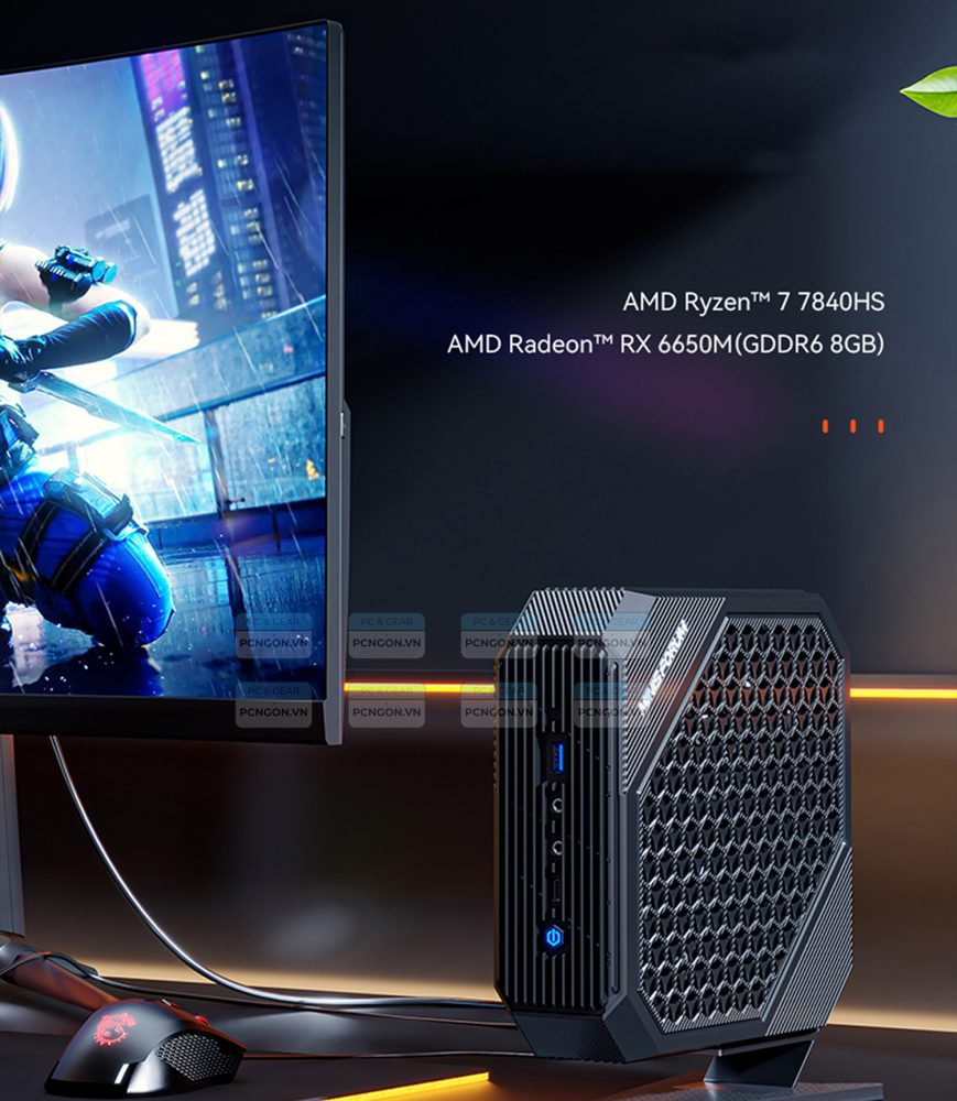 Máy Tính Mini Pc Minisforum Hx100g (barebone) 3