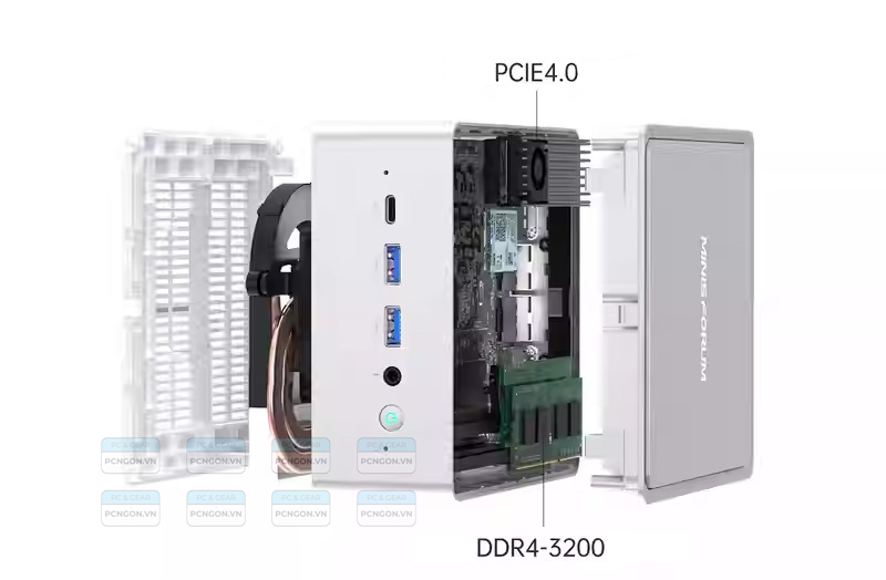 Máy Tính Mini Pc Minisforum Nab9 I9-12900hk (barebone) 2