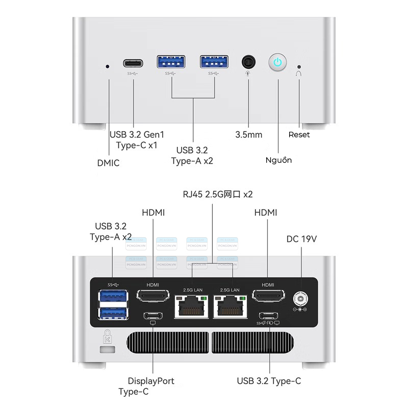 Máy Tính Mini Pc Minisforum Nab9 I9-12900hk (barebone) 4