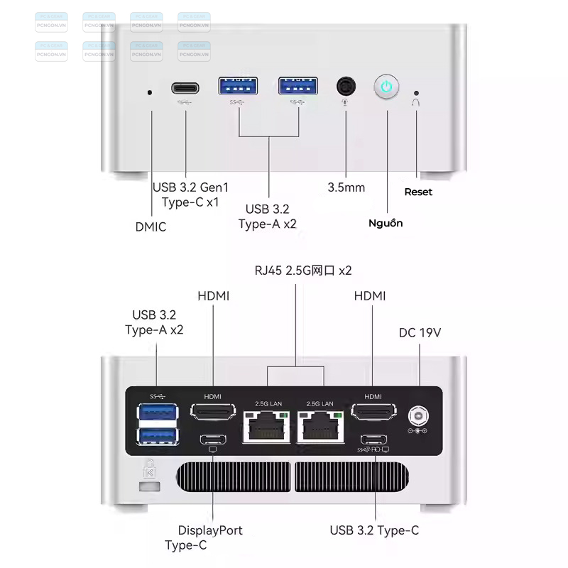 Máy Tính Mini Pc Minisforum Nab9 I9-12900hk (barebone) 5