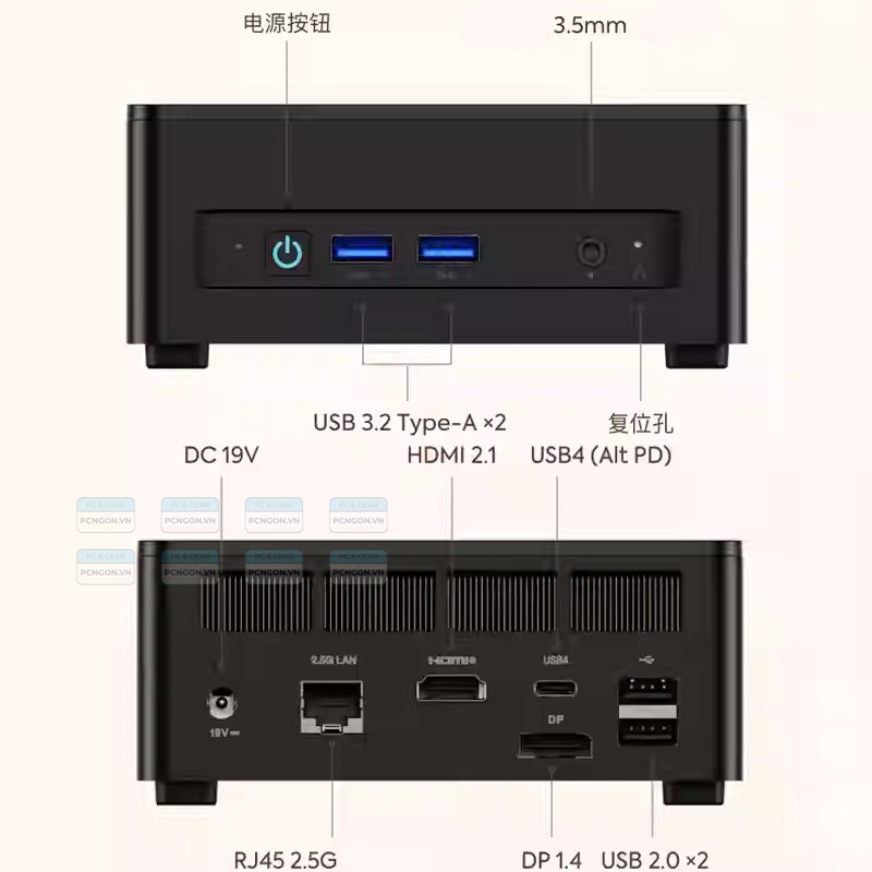 Máy Tính Mini Pc Minisforum Um690 Slim Ryzen 9 6900hx 3