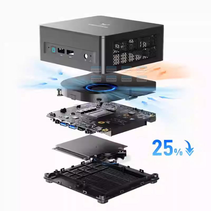 Máy Tính Mini Pc Minisforum Um690 Slim Ryzen 9 6900hx 7