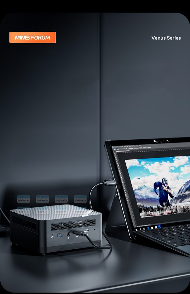 Máy Tính Mini Pc Minisforum Um690lite (barebone) 4
