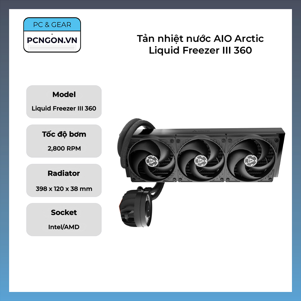 Tản Nhiệt Nước Aio Arctic Liquid Freezer Iii 360