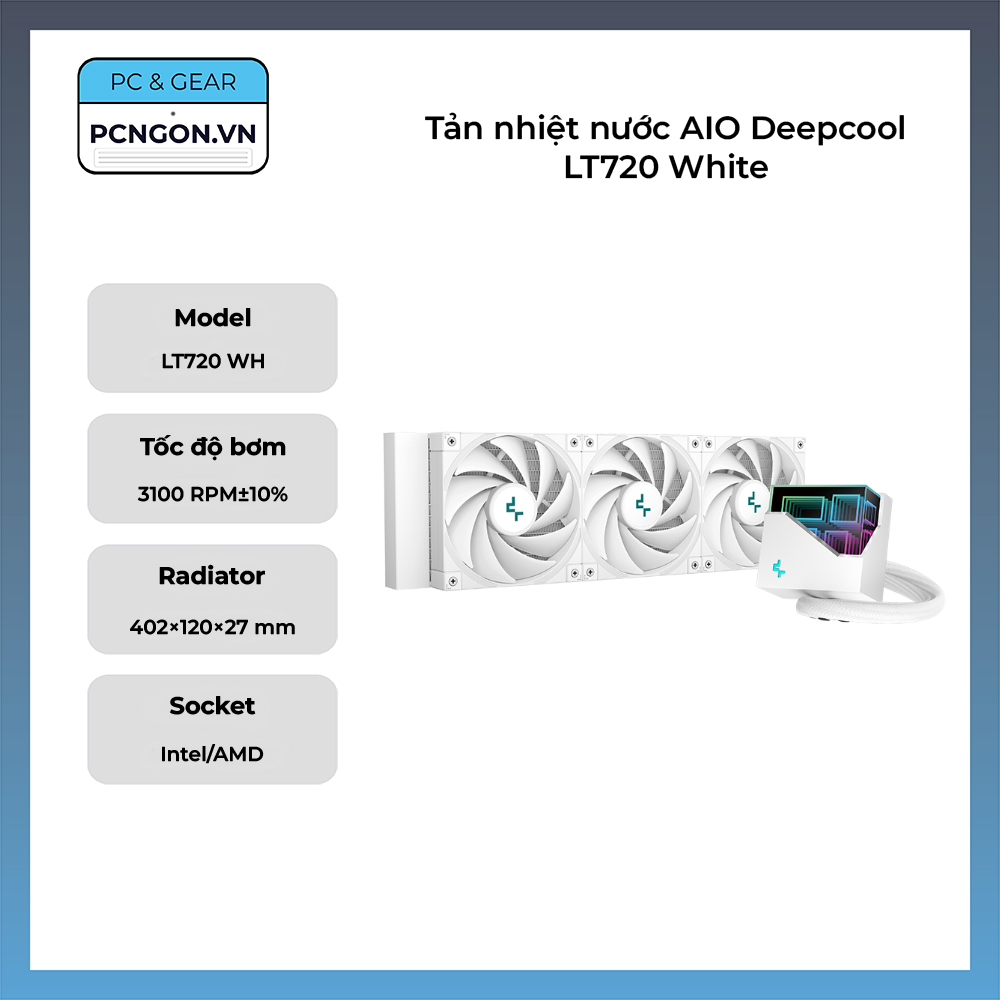 Tản Nhiệt Nước Aio Deepcool Lt720 White