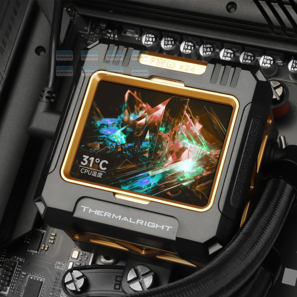 Tản Nhiệt Nước Aio Thermalright Frozen Warframe 360 Black Argb 6