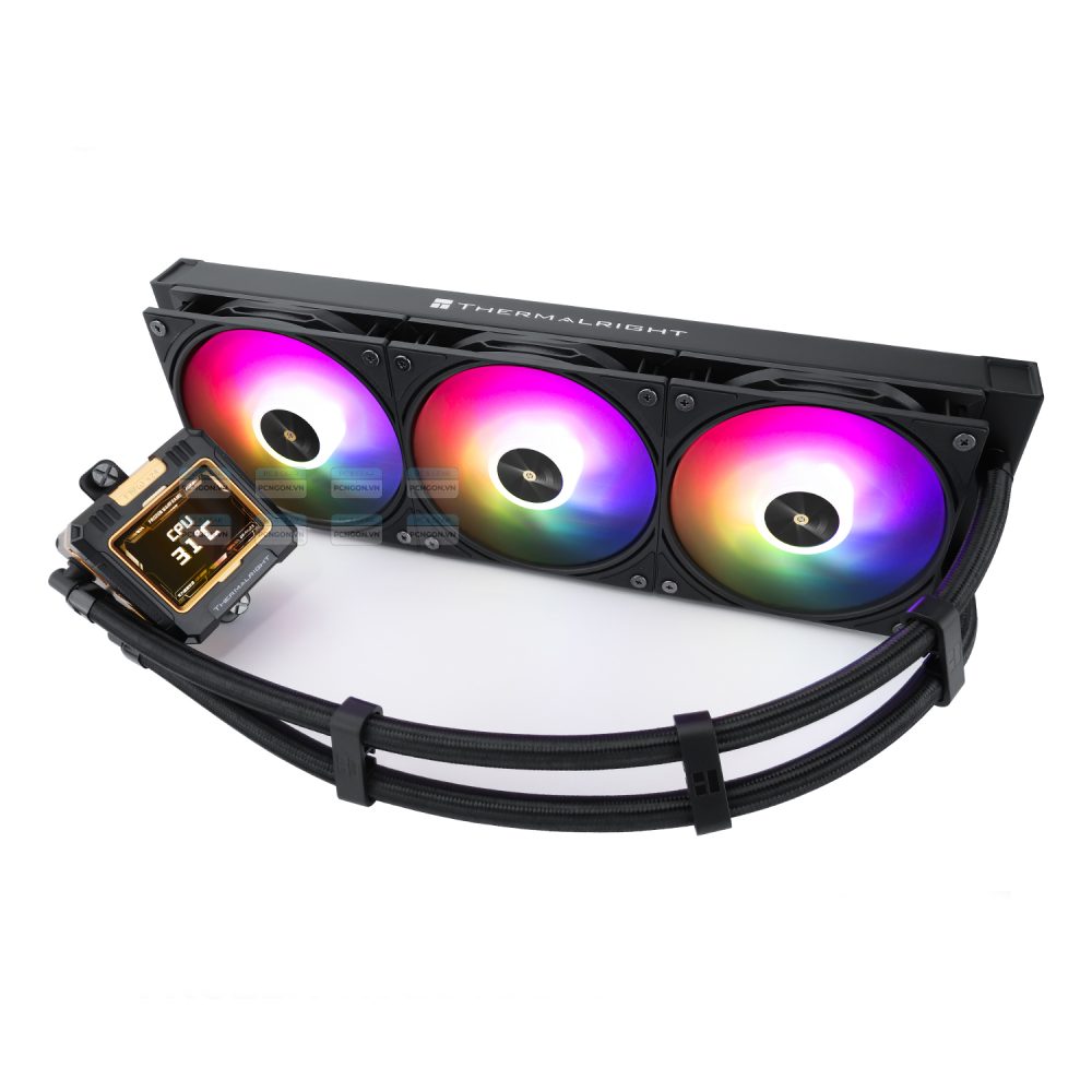 Tản Nhiệt Nước Aio Thermalright Frozen Warframe 360 Black Argb 7