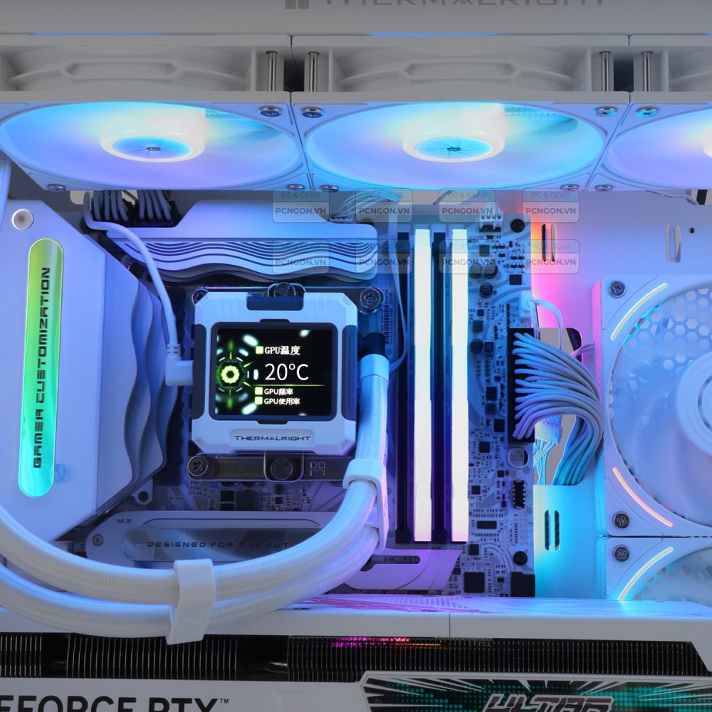 Tản Nhiệt Nước Aio Thermalright Frozen Warframe 360 White Argb 5