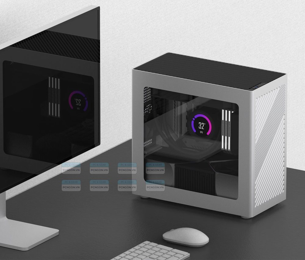 Vỏ Case Máy Tính Cooj Z18 Mặt Kính 4