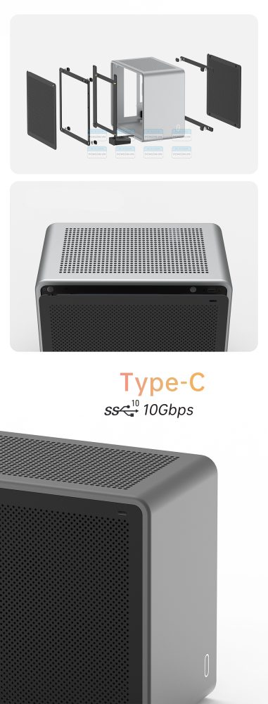 Vỏ Case Máy Tính Mini Itx Cooj Mq6 2