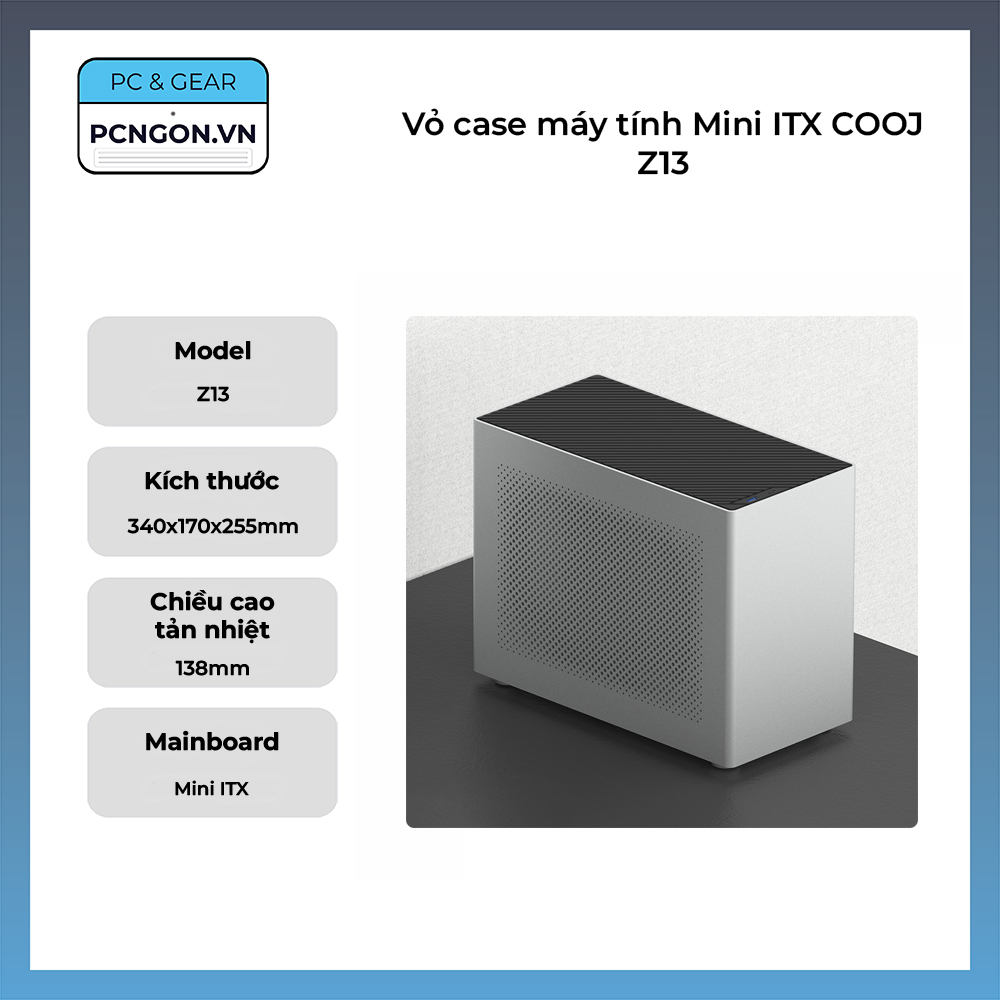Vỏ Case Máy Tính Mini Itx Cooj Z13