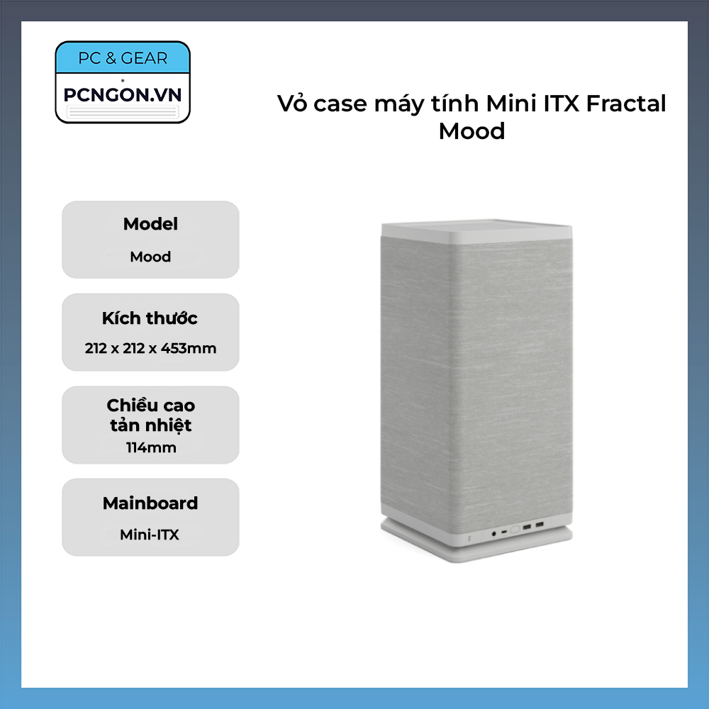 Vỏ Case Máy Tính Mini Itx Fractal Mood