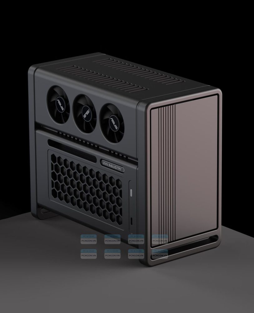 Vỏ Case Máy Tính Mini Itx Xikii Industry Ff04 Lp - Đen 1