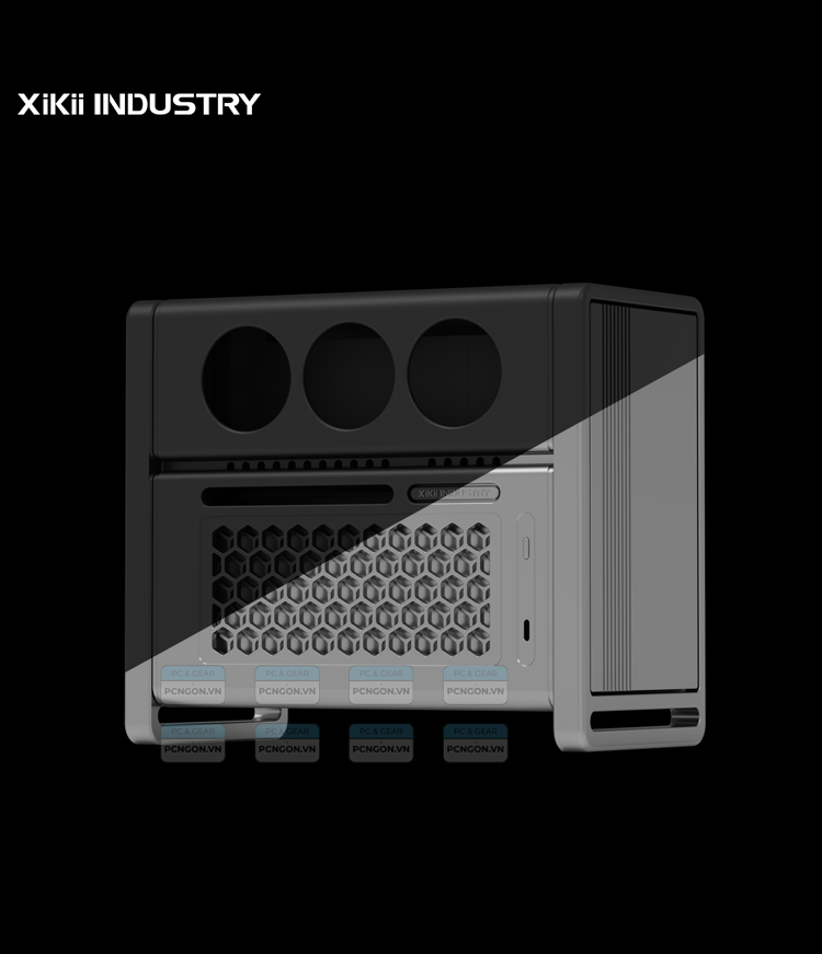 Vỏ Case Máy Tính Mini Itx Xikii Industry Ff04 Lp - Đen 2