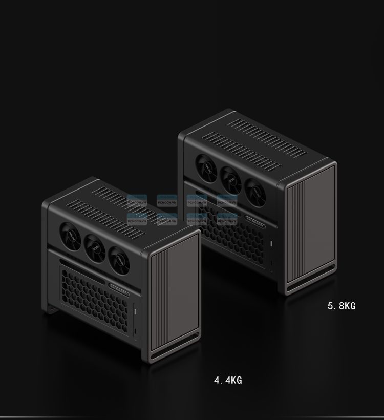 Vỏ Case Máy Tính Mini Itx Xikii Industry Ff04 Lp - Đen 3