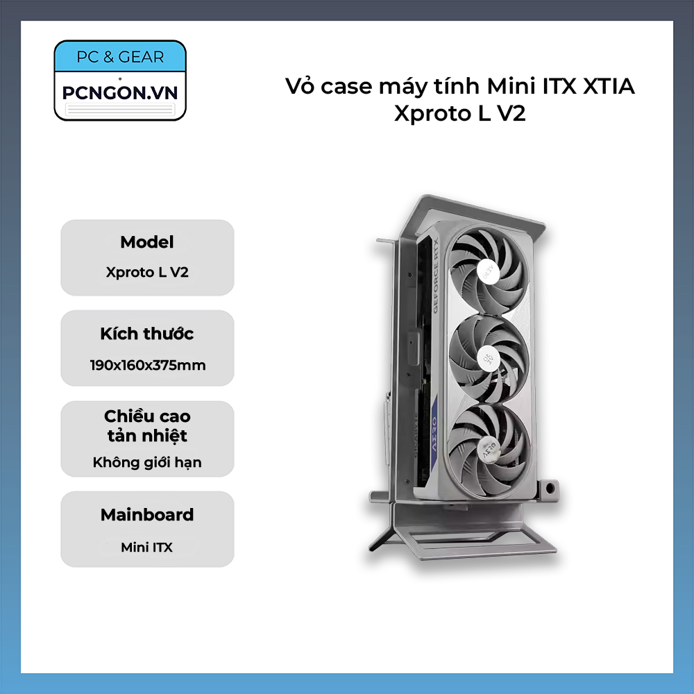 Vỏ Case Máy Tính Mini Itx Xtia Xproto L V2