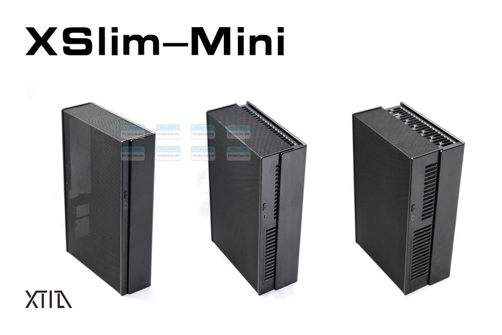 Vỏ Case Máy Tính Mini Itx Xtia Xslim V2 Đen 3