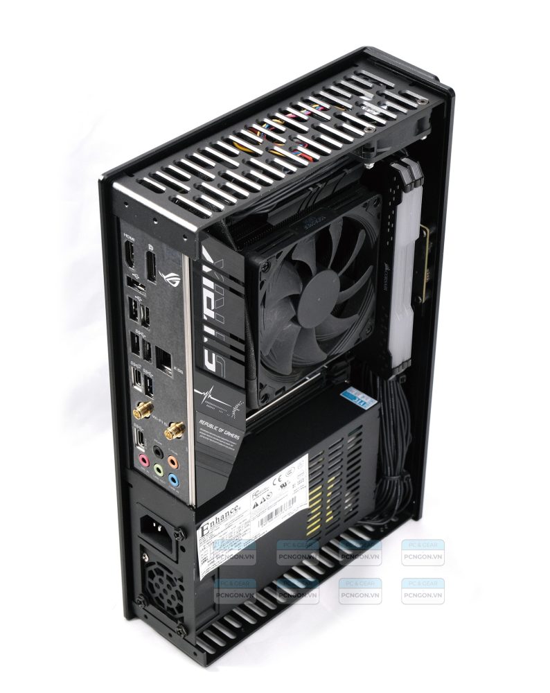 Vỏ Case Máy Tính Mini Itx Xtia Xslim V2 Đen 5