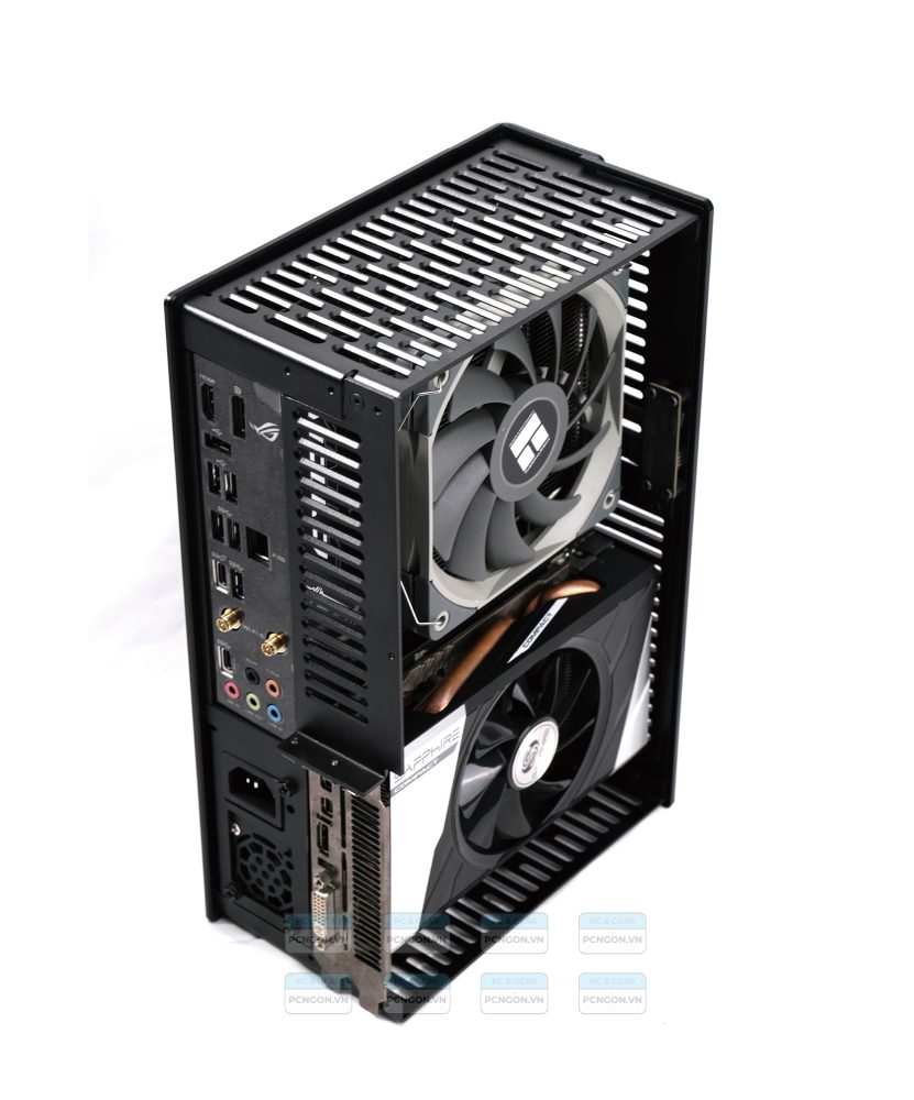 Vỏ Case Máy Tính Mini Itx Xtia Xslim V2 Đen 7
