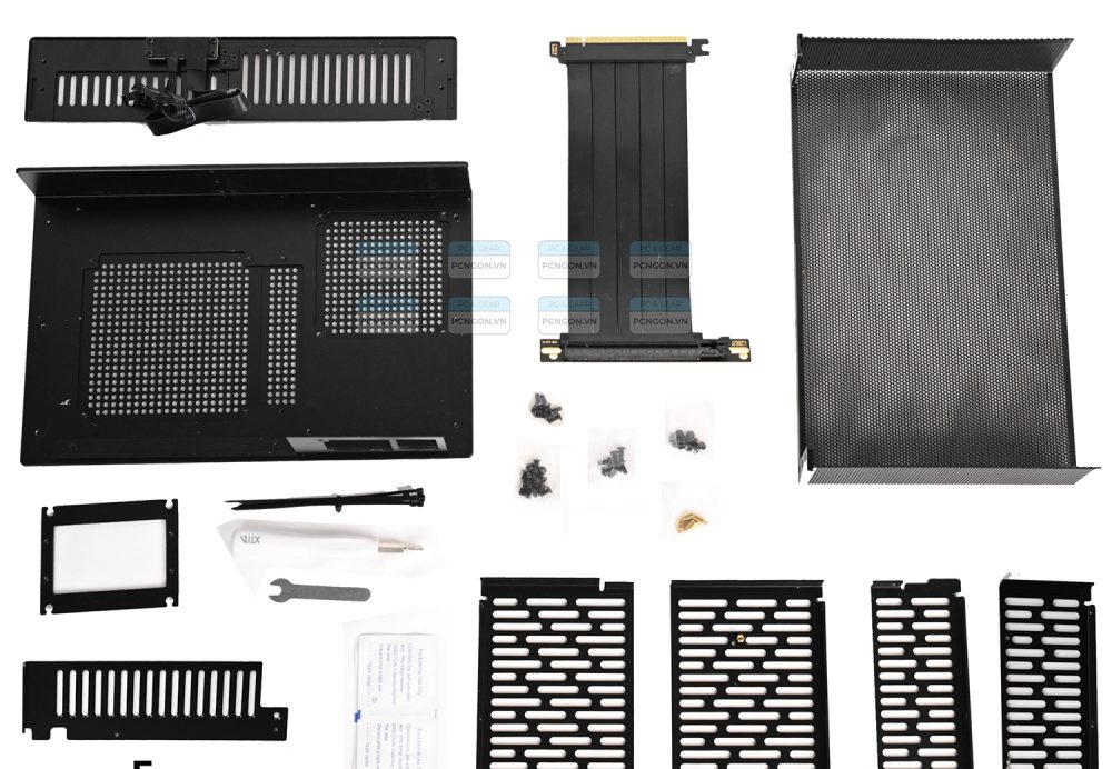 Vỏ Case Máy Tính Mini Itx Xtia Xslim V2 Đen 9