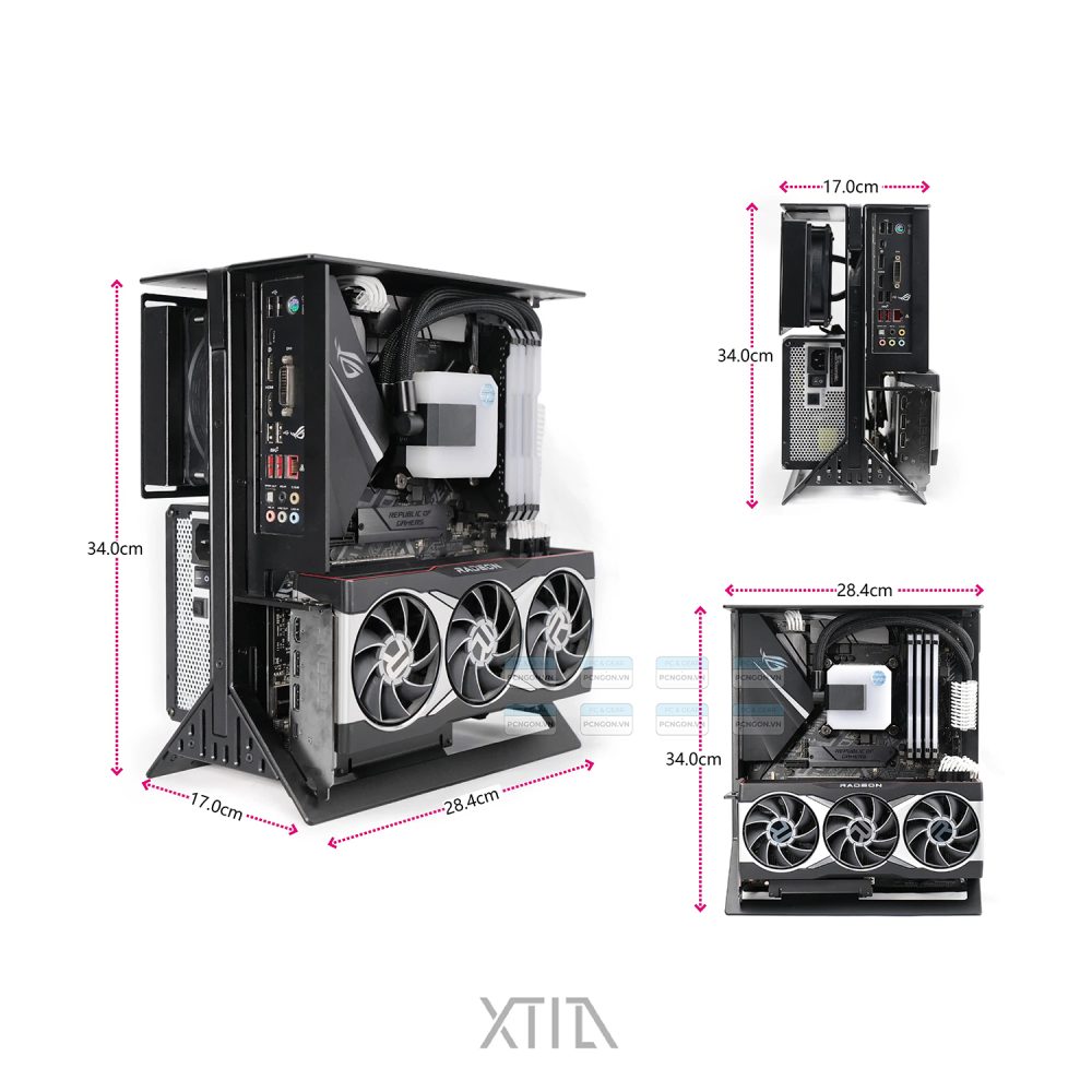Vỏ Case Máy Tính Xtia Xproto Atx V2 Đen 3