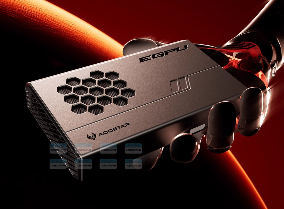 Card đồ Họa Rời Egpu Aoostar Xg76xt Amd 7600xt 8gb Gddr6 Usb4 7