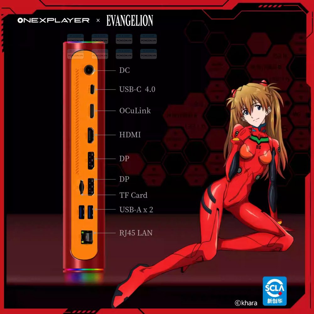Card đồ Họa Rời Egpu Onexplayer Onexgpu 2 Amd 7800m 12gb Gddr6 Phiên Bản Evangelion 2