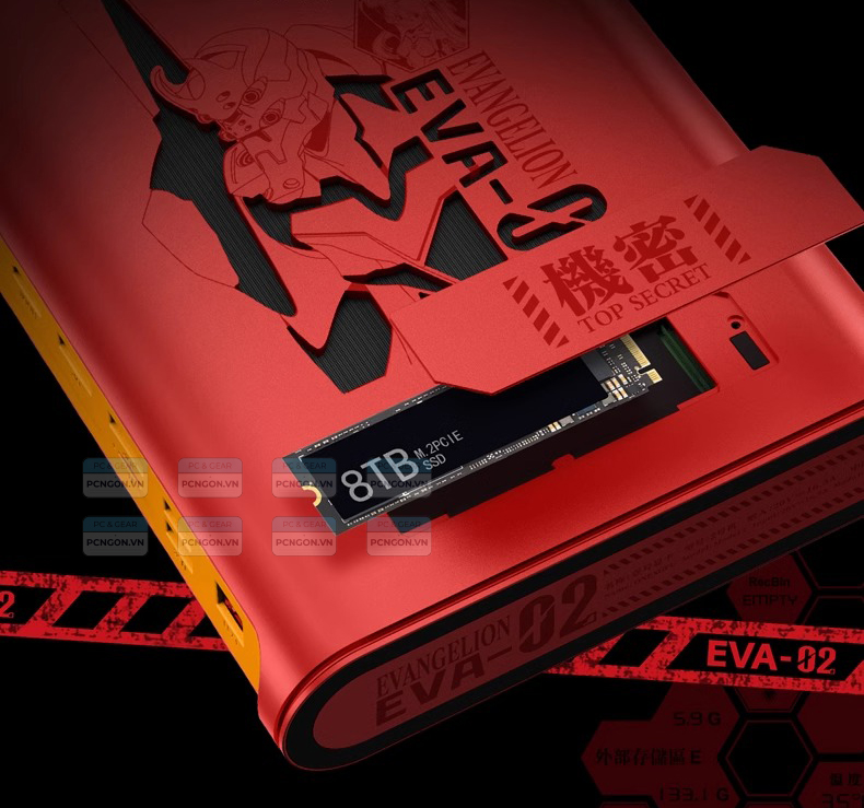 Card đồ Họa Rời Egpu Onexplayer Onexgpu 2 Amd 7800m 12gb Gddr6 Phiên Bản Evangelion 5
