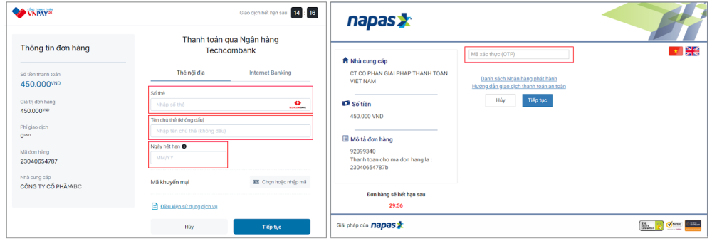 HƯỚng DẪn Thanh ToÁn Vnpay 6