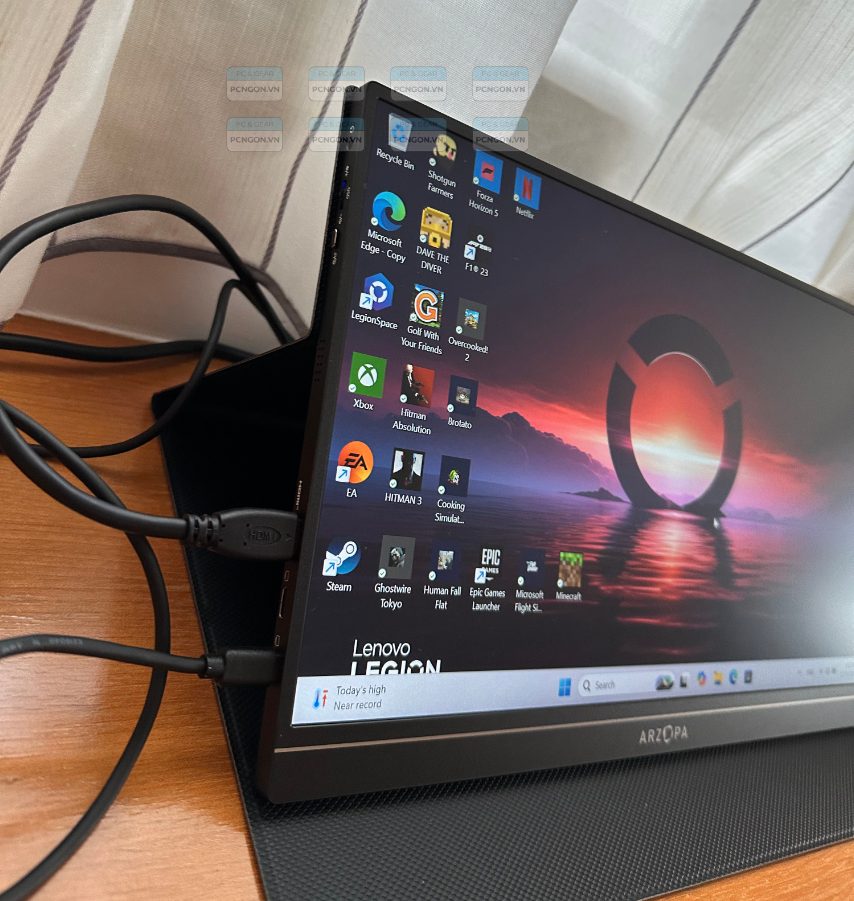 Màn Hình Di động Arzopa 15 Inch Full Hd Ips 60hz (bản Bao Da) 4