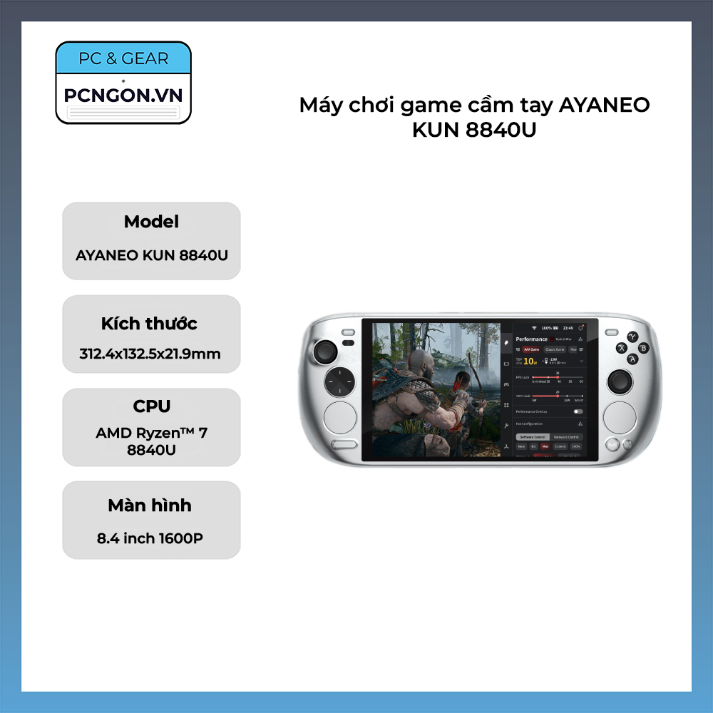 Máy Chơi Game Cầm Tay Ayaneo Kun 8840u