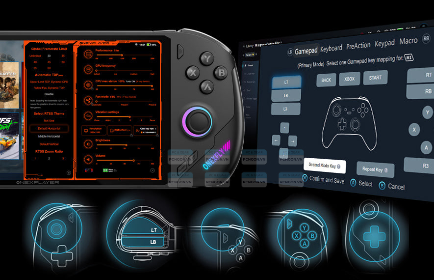 Máy Chơi Game Cầm Tay Onexplayer Onexfly F1 4
