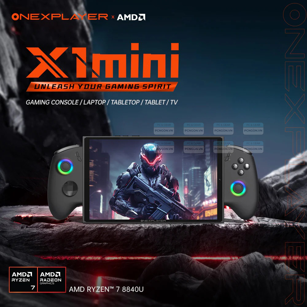 Máy Chơi Game Cầm Tay Onexplayer X1 Mini Amd 8840u 11