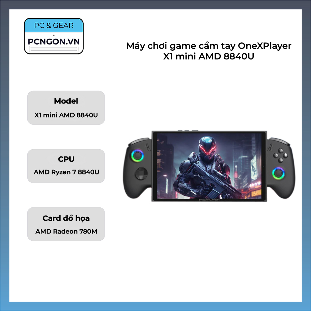 Máy Chơi Game Cầm Tay Onexplayer X1 Mini Amd 8840u