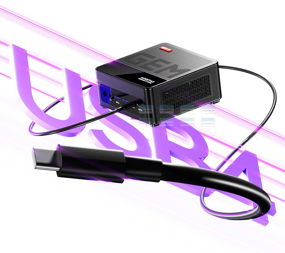Máy Tính Mini Pc Aoostar Gem12 Max Amd Ryzen 7 8845hs 3