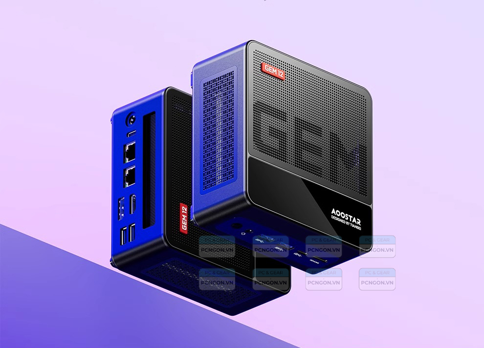 Máy Tính Mini Pc Aoostar Gem12 Max Amd Ryzen 7 8845hs 4