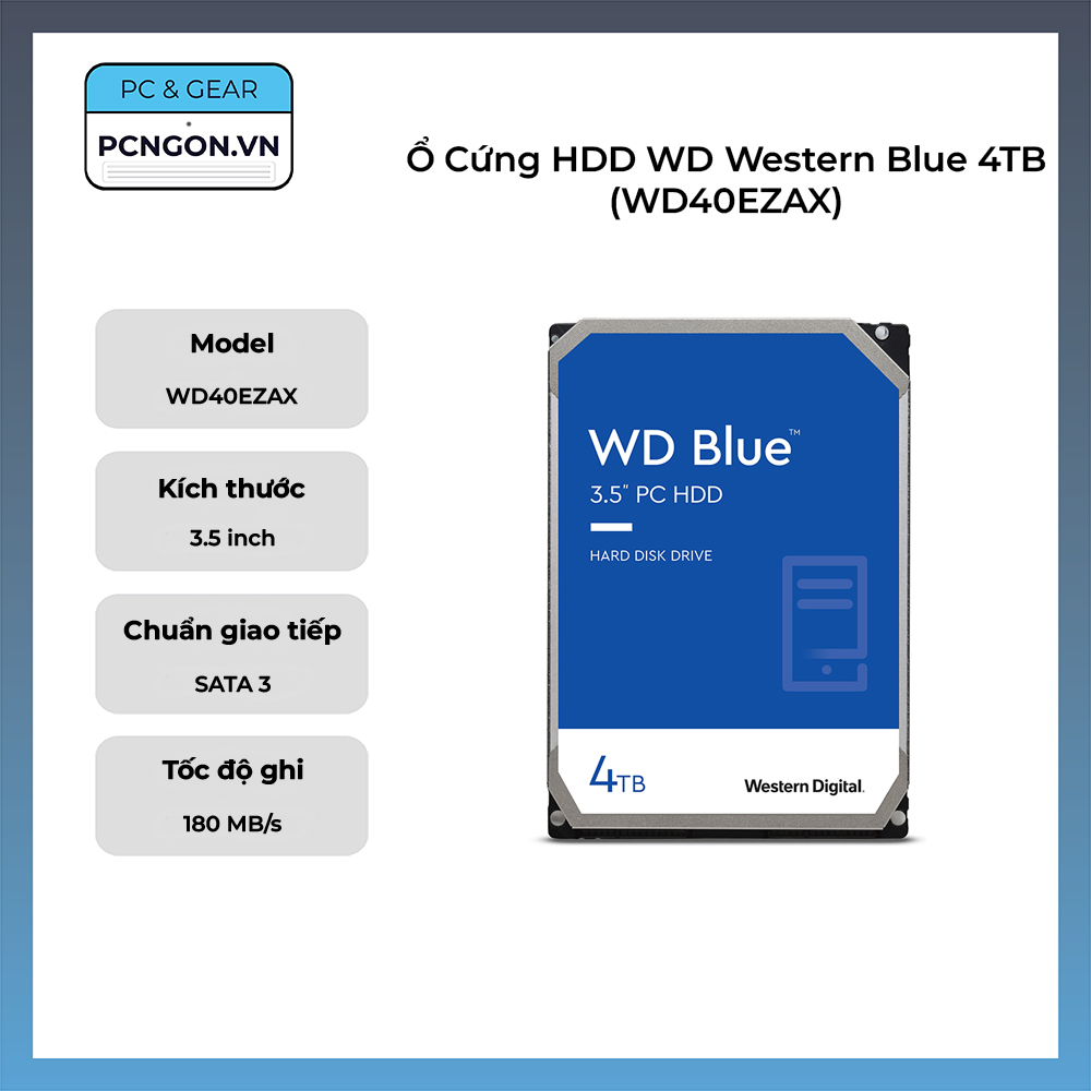 Ổ Cứng HDD WD Western Blue 4TB