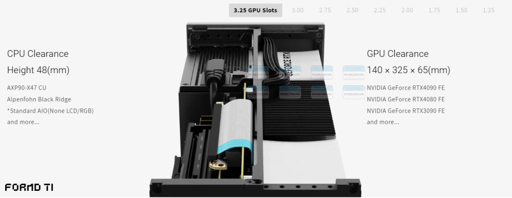 Vỏ Case Máy Tính Mini Itx Formd T1 13