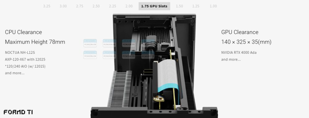 Vỏ Case Máy Tính Mini Itx Formd T1 19