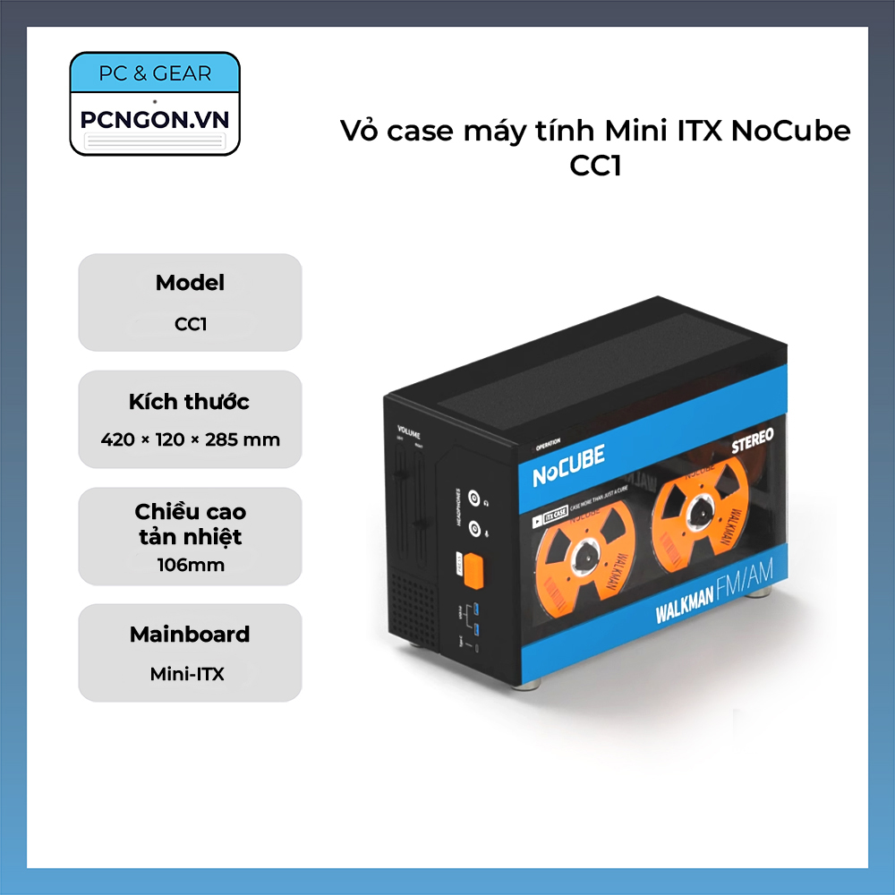 Vỏ Case Máy Tính Mini Itx Nocube Cc1