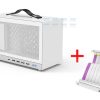 Vỏ Case Máy Tính Mini Itx Shiny Snake S400 Pro Trắng (kèm Riser 3.0) 9