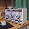 Vỏ Case Máy Tính Mini Itx Shiny Snake S400 Pro Trắng (kèm Riser 4.0) 9