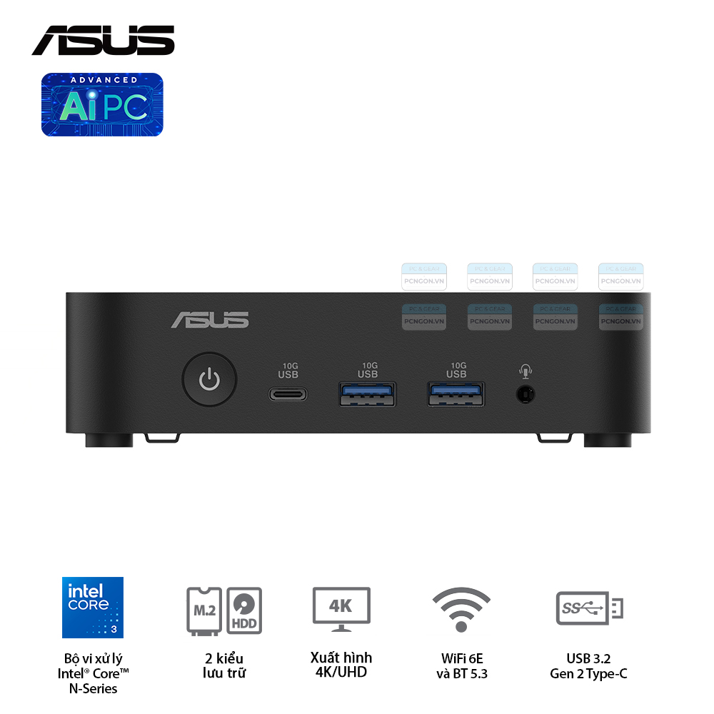Máy Tính Mini Pc Asus Nuc 14 Essential Intel Pentium N97 (barebone) 2
