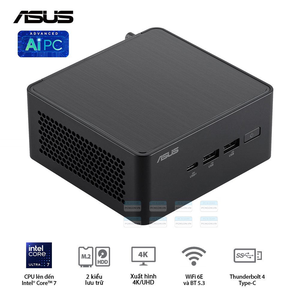 Máy Tính Mini Pc Asus Nuc 14 Pro Tall Intel Core Ultra 5 125h (barebone) 4